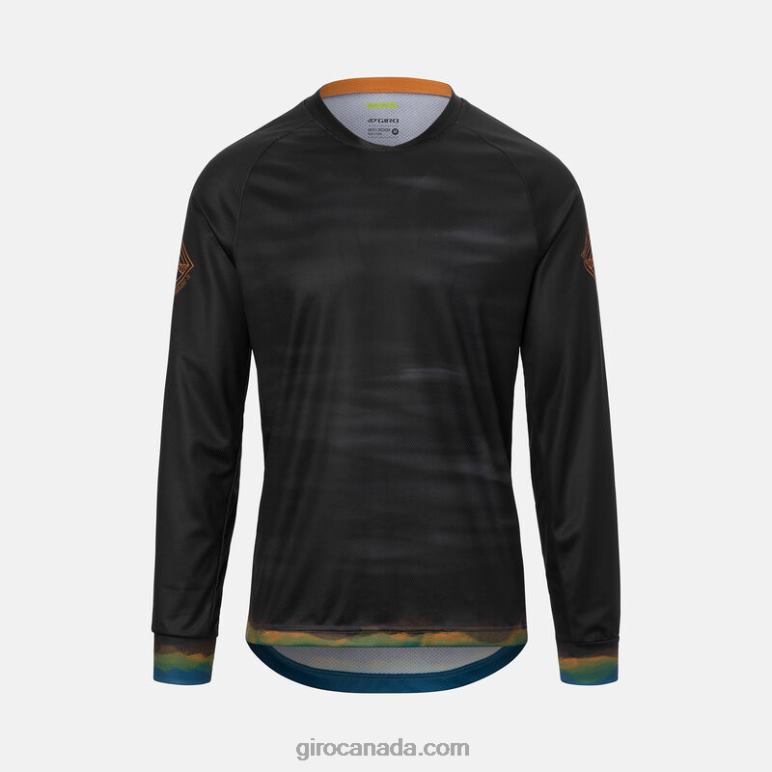 Giro Black Hot Lap Men Roust Ls Jersey 46F4N732
