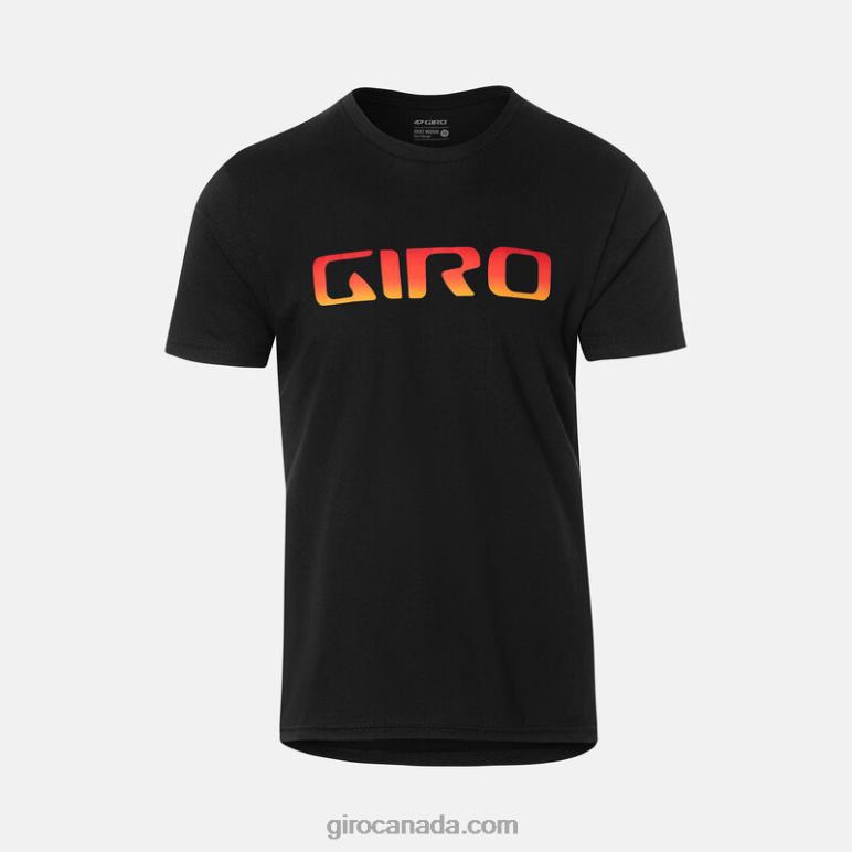 Giro Black Hyperglitch Men Tech Tee - Short Sleeve 46F4N1037