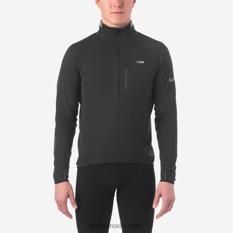 Giro Black Men Chrono Pro Neoshell Jacket 46F4N191