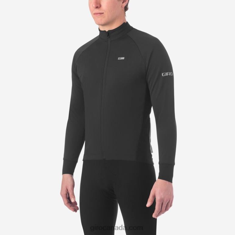 Giro Black Men Chrono Pro Windbloc Jersey 46F4N147