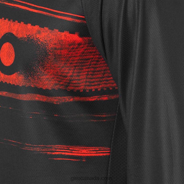 Giro Black/Red Hypnotic Men Roust Ls Jersey 46F4N735