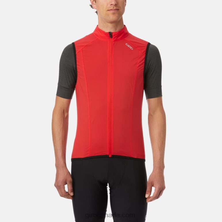 Giro Bright Red Men Chrono Expert Wind Vest 46F4N651