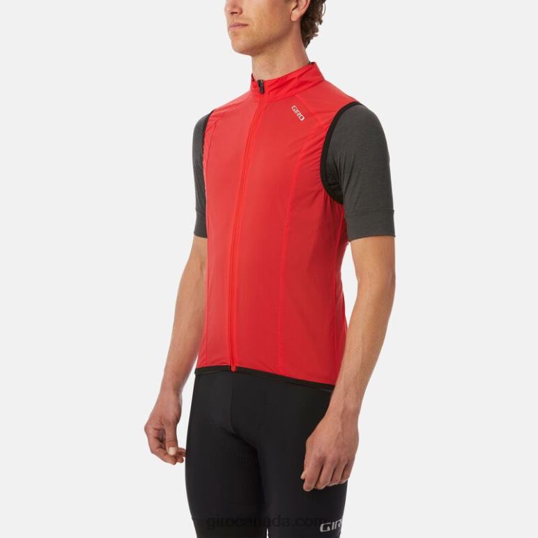Giro Bright Red Men Chrono Expert Wind Vest 46F4N651
