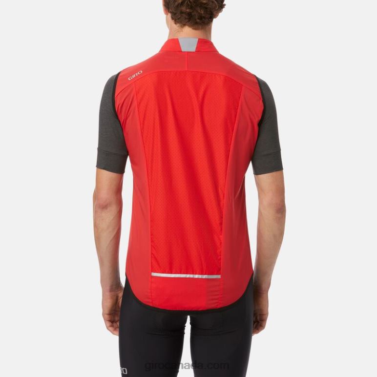 Giro Bright Red Men Chrono Expert Wind Vest 46F4N651