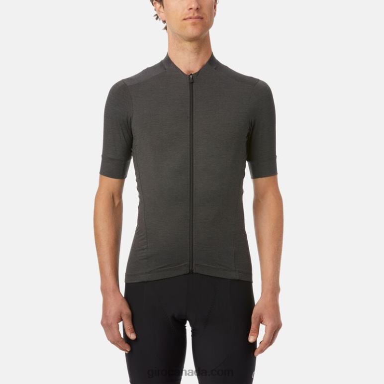 Giro Charcoal Heather Men New Road Jersey 46F4N148