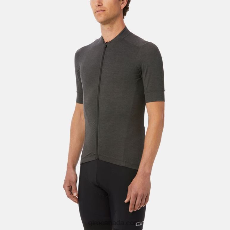 Giro Charcoal Heather Men New Road Jersey 46F4N148