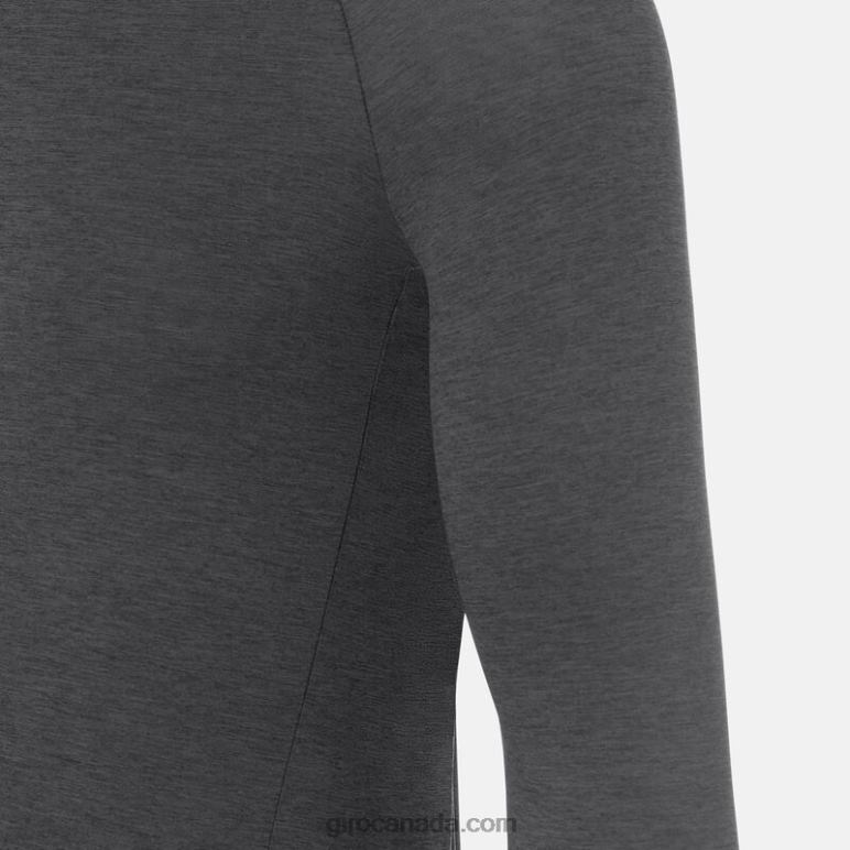 Giro Charcoal Heather Men New Road Ls Jersey 46F4N12