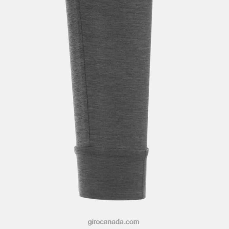 Giro Charcoal Heather Men New Road Ls Jersey 46F4N12