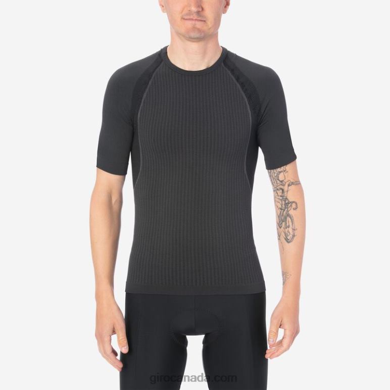 Giro Charcoal Men Chrono Short Sleeve Base Layer 46F4N125