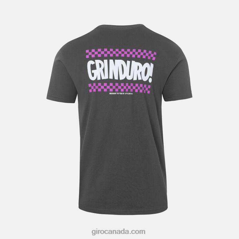 Giro Grinduro Grey Men Tech Tee - Short Sleeve 46F4N1040