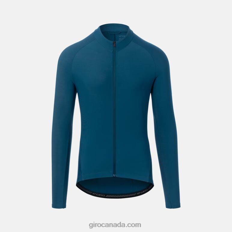 Giro Harbor Blue Men Chrono Thermal Ls Jersey 46F4N706