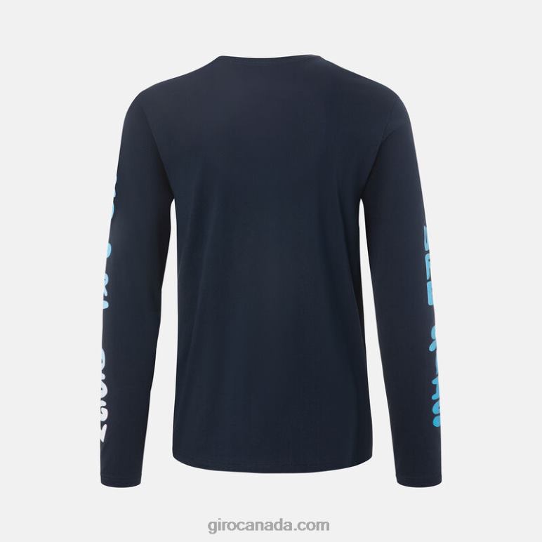 Giro Midnight Blue Ews Men Tech Tee - Long Sleeve 46F4N260