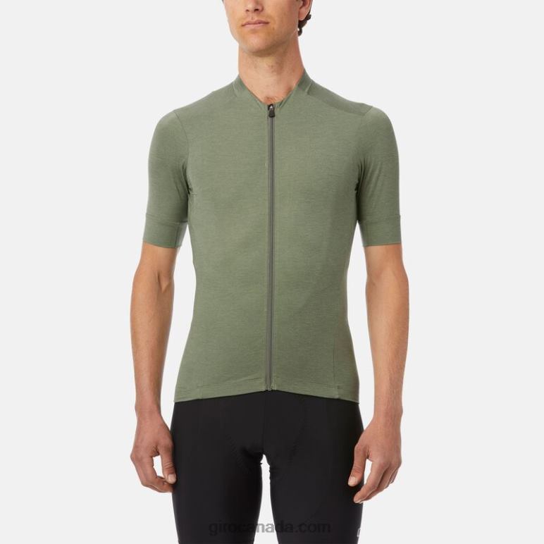 Giro Olive Heather Men New Road Jersey 46F4N718