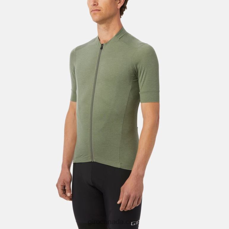 Giro Olive Heather Men New Road Jersey 46F4N718