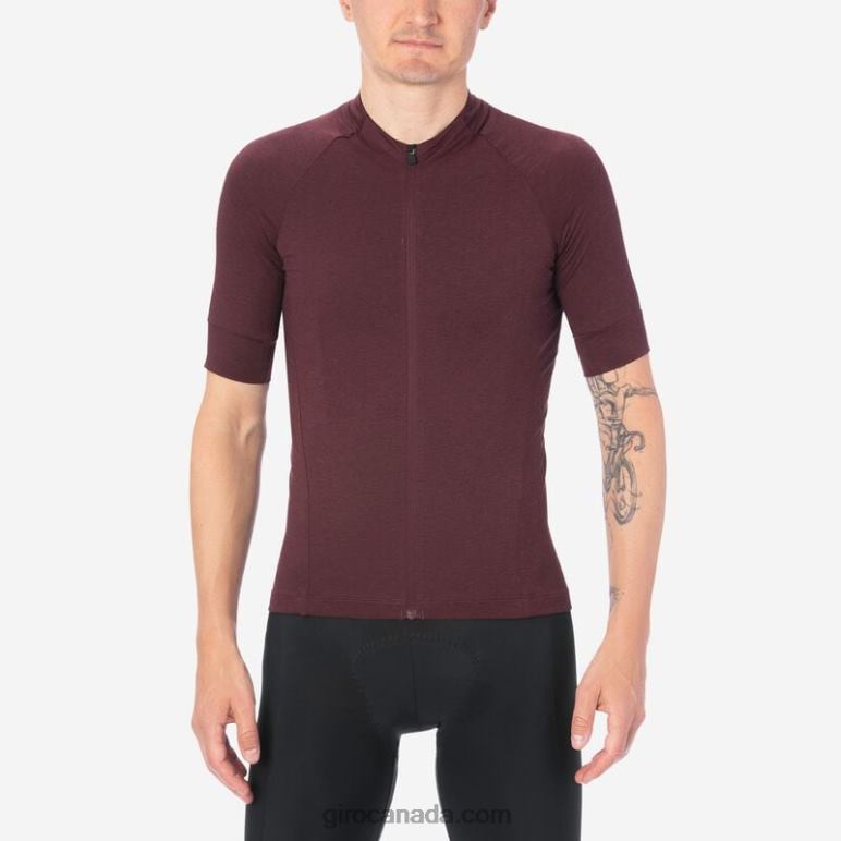 Giro Ox Blood Heather Men New Road Jersey 46F4N719