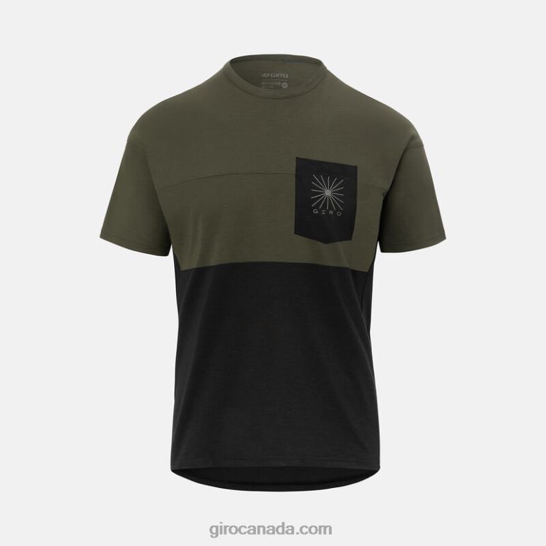 Giro Trail Green/Black Men Ride Jersey 46F4N256