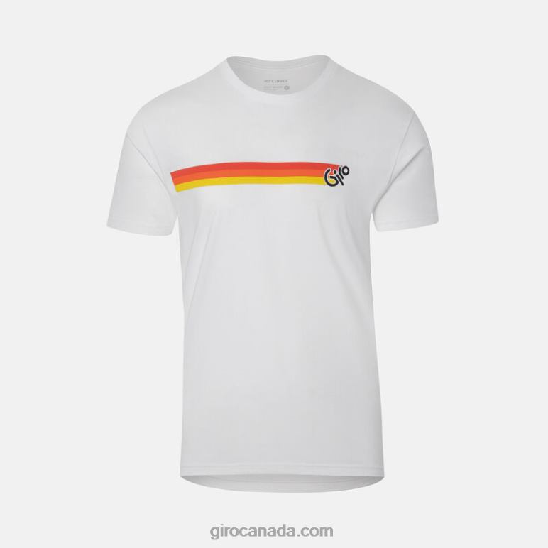 Giro White Vintage Men Tee 46F4N1031