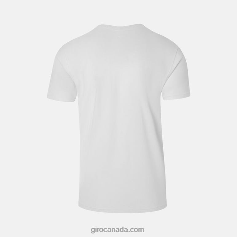 Giro White Vintage Men Tee 46F4N1031
