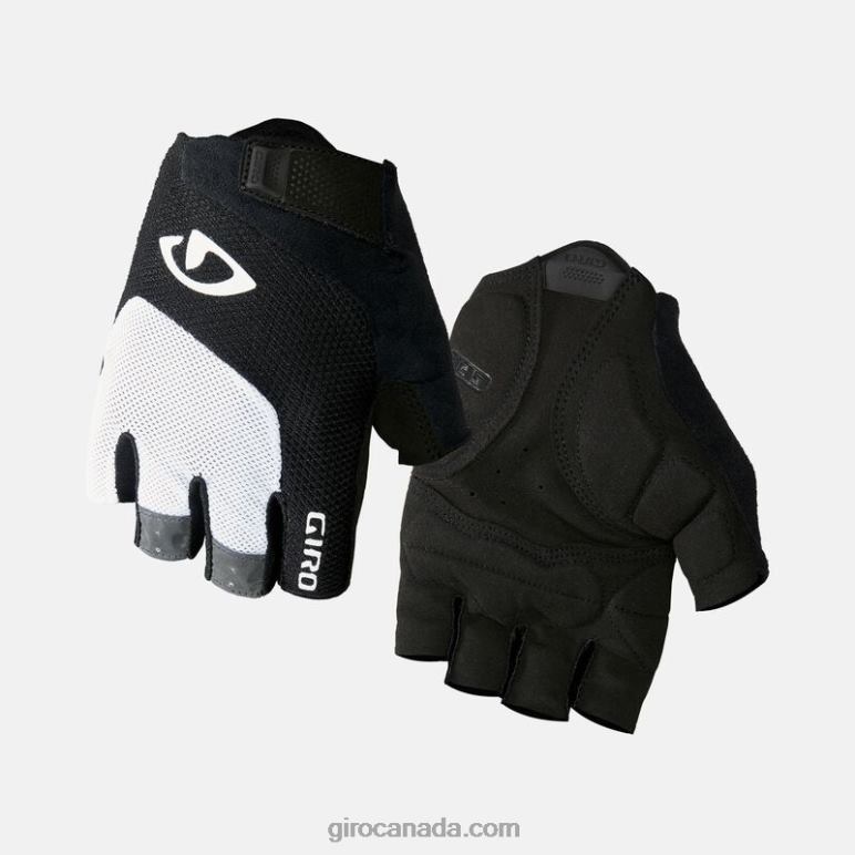 Giro White/Black Men Bravo Gel Glove 46F4N777
