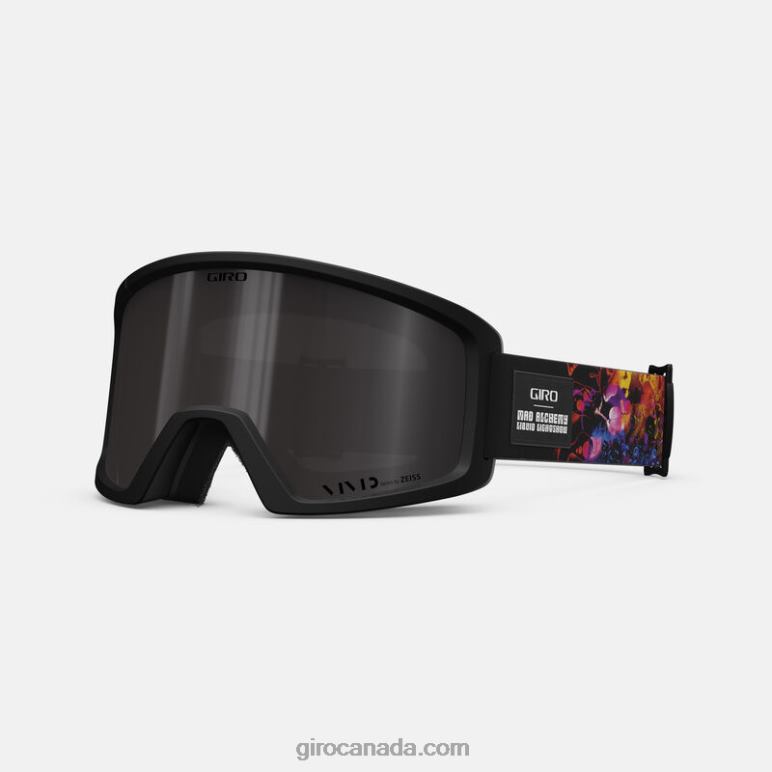 Giro Black/Orange Liquid Light Men Blok Goggle 46F4N1075