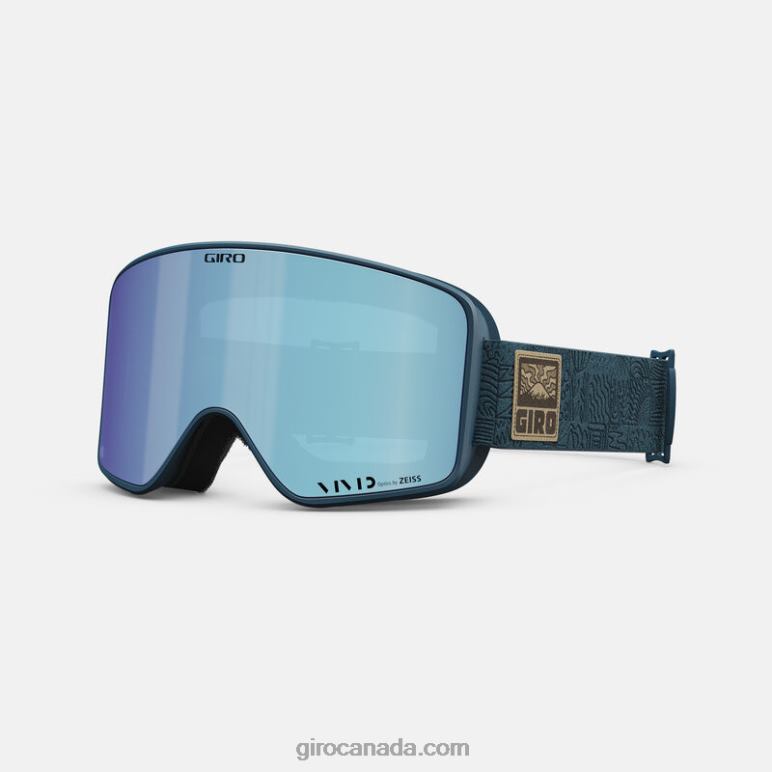 Giro Harbor Blue Adventure Grid Men Method Goggle 46F4N343