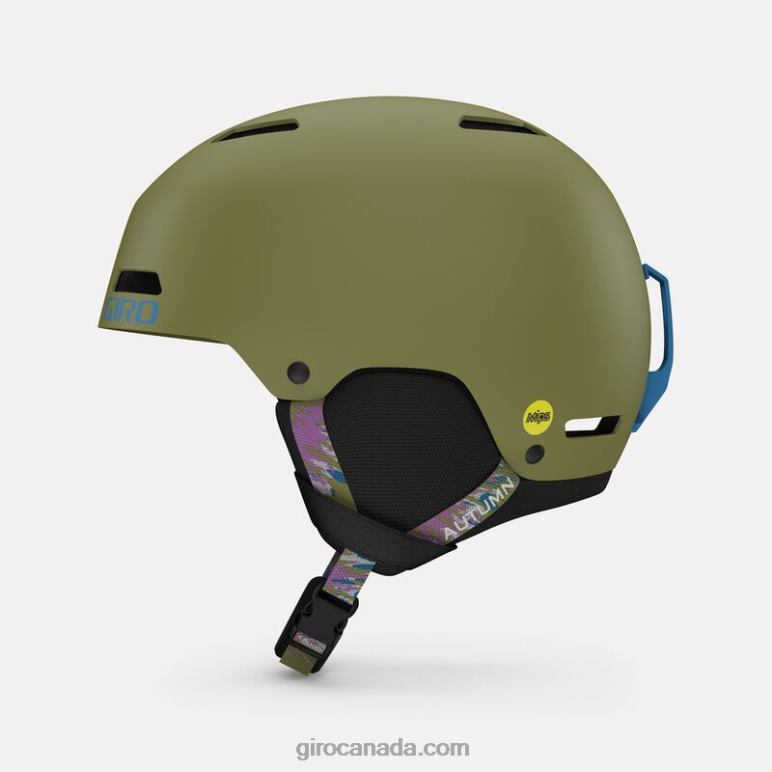 Giro Matte Autumn Green Men Ledge Mips Helmet 46F4N45
