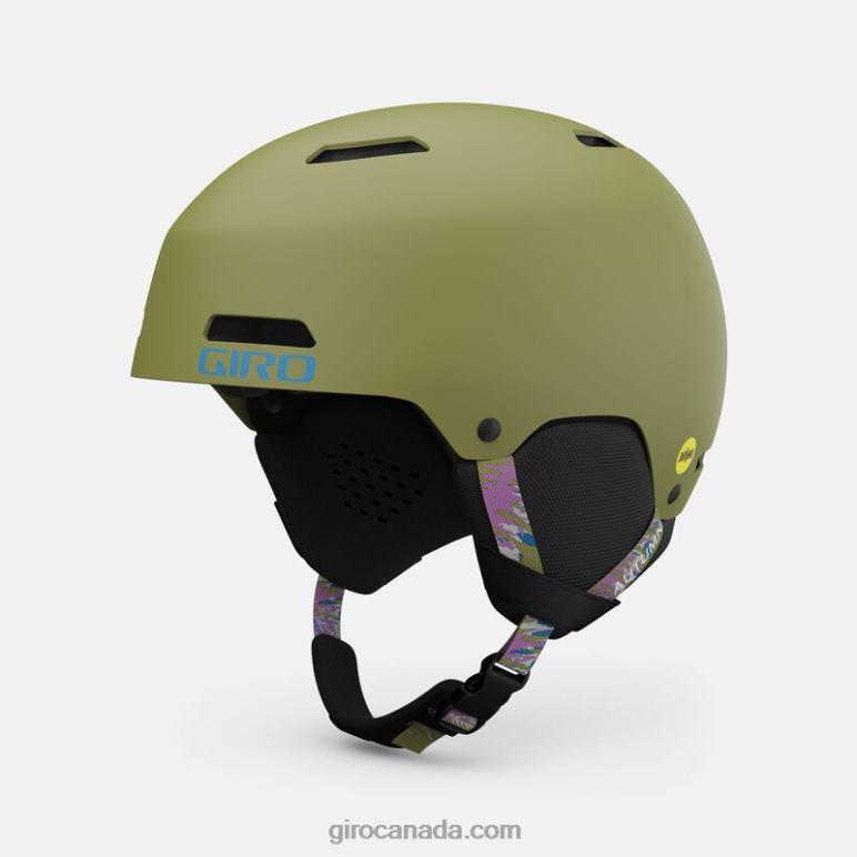 Giro Matte Autumn Green Men Ledge Mips Helmet 46F4N45