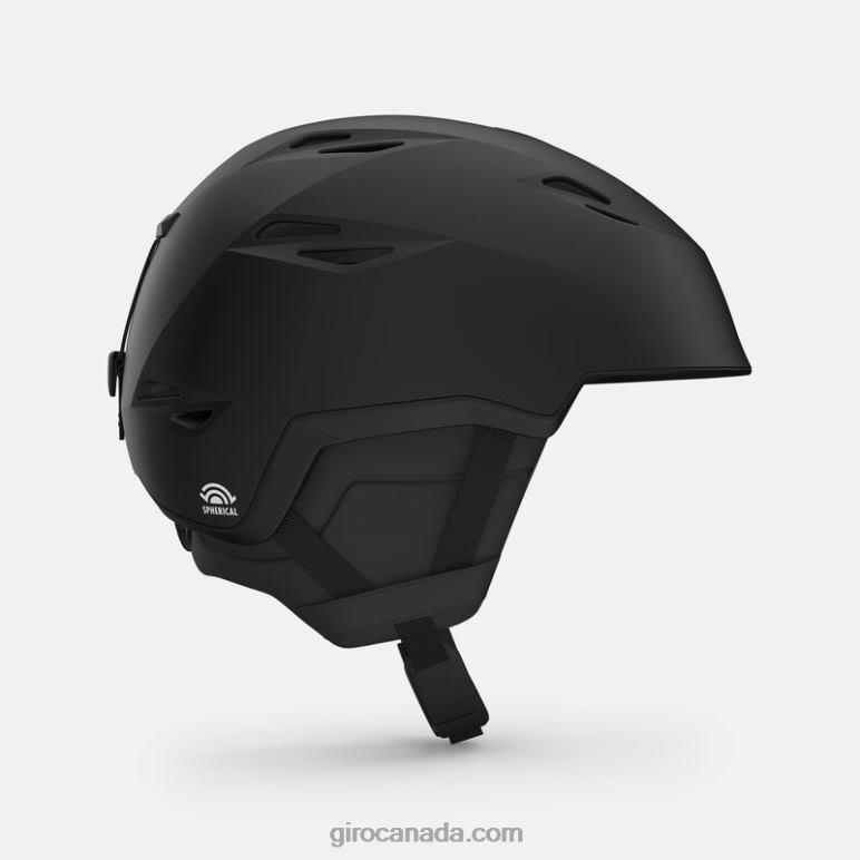 Giro Matte Black Men Grid Spherical Helmet 46F4N44
