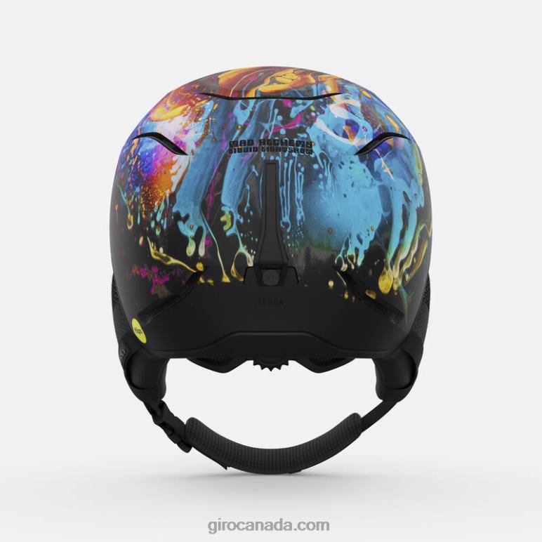 Giro Matte Black/Orange Liquid Light Men Jackson Mips Helmet 46F4N394