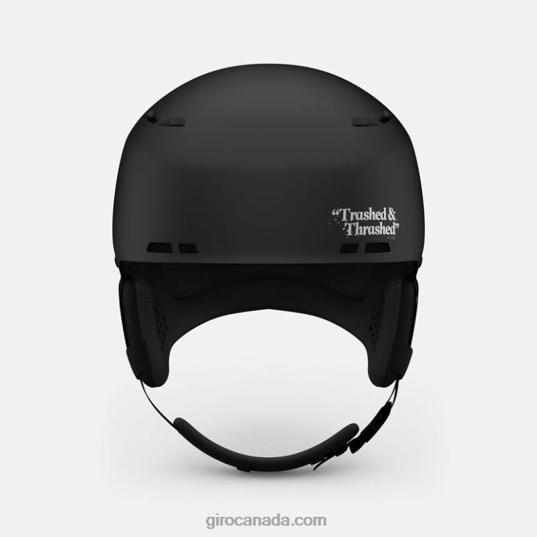Giro Matte Black Trashed & Thrashed Men Emerge Spherical Helmet 46F4N429