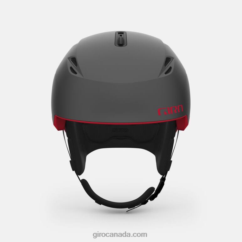 Giro Matte Graphite/Red Men Grid Spherical Helmet 46F4N351