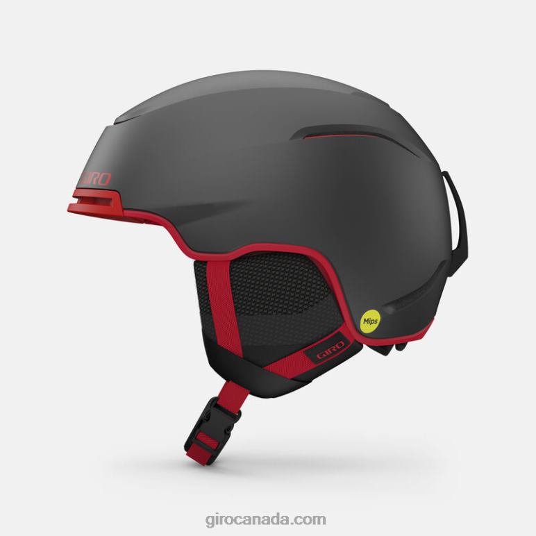 Giro Matte Graphite/Red Men Jackson Mips Helmet 46F4N397