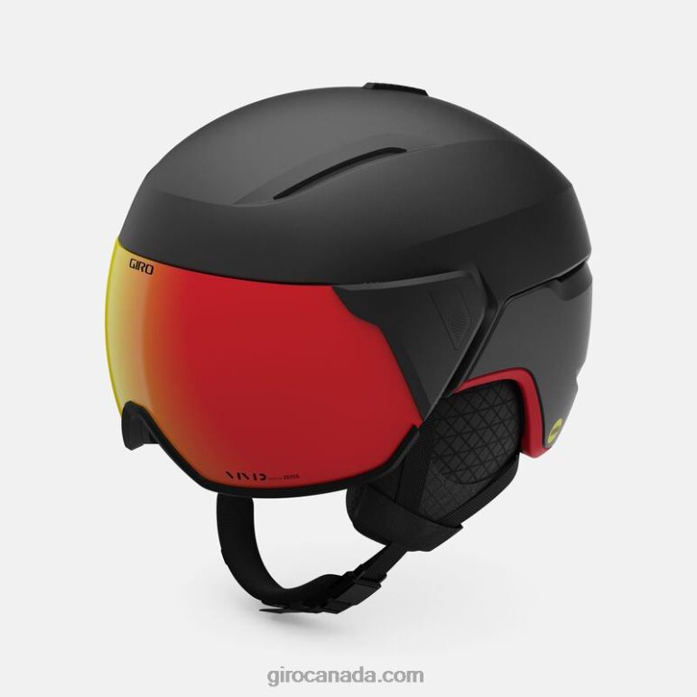 Giro Matte Graphite/Red Men Orbit Spherical Helmet 46F4N306