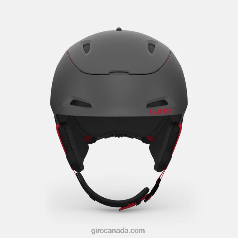 Giro Matte Graphite/Red Men Range Mips Helmet 46F4N419