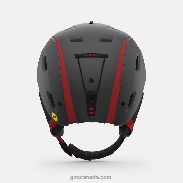 Giro Matte Graphite/Red Men Range Mips Helmet 46F4N419