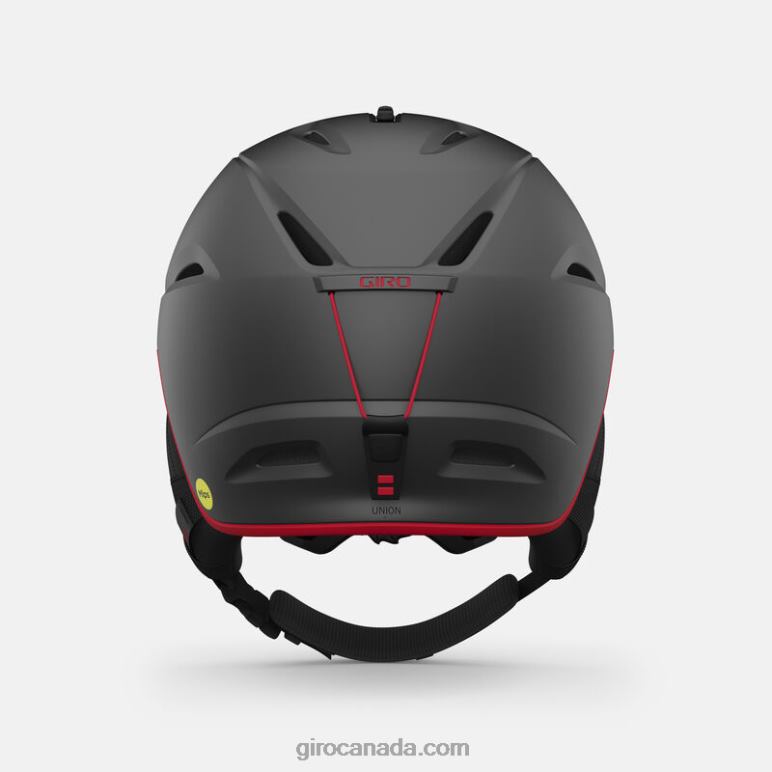 Giro Matte Graphite/Red Men Union Mips Helmet 46F4N938