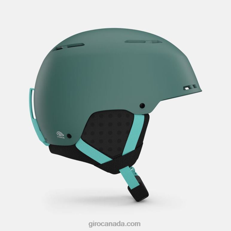 Giro Matte Grey Green/Glaze Blue Men Emerge Spherical Helmet 46F4N430