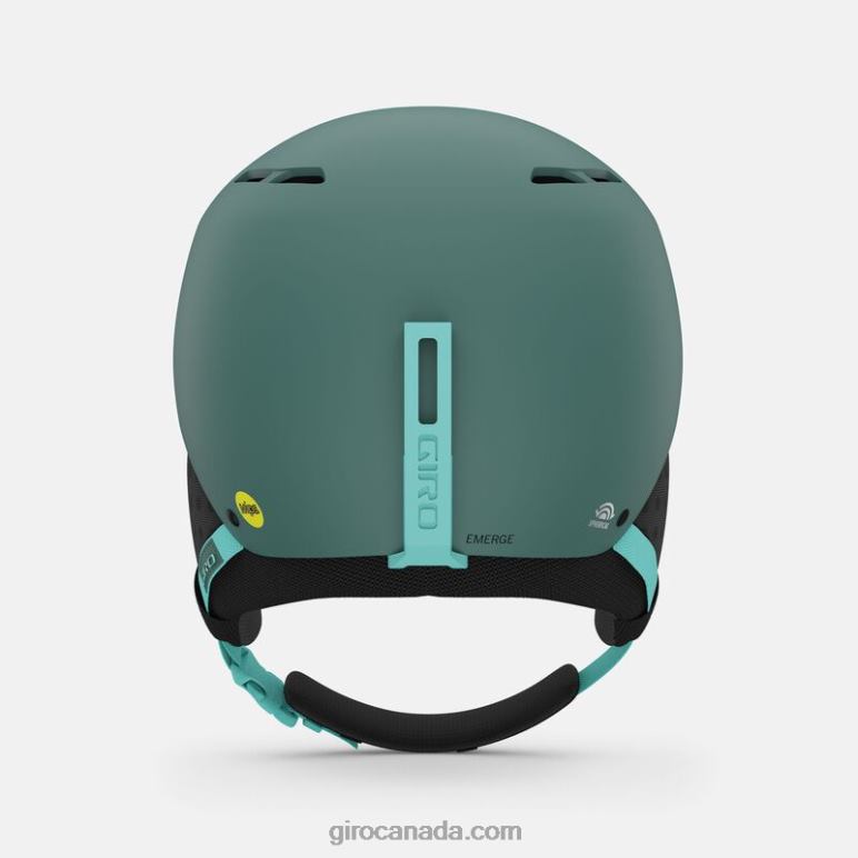 Giro Matte Grey Green/Glaze Blue Men Emerge Spherical Helmet 46F4N430