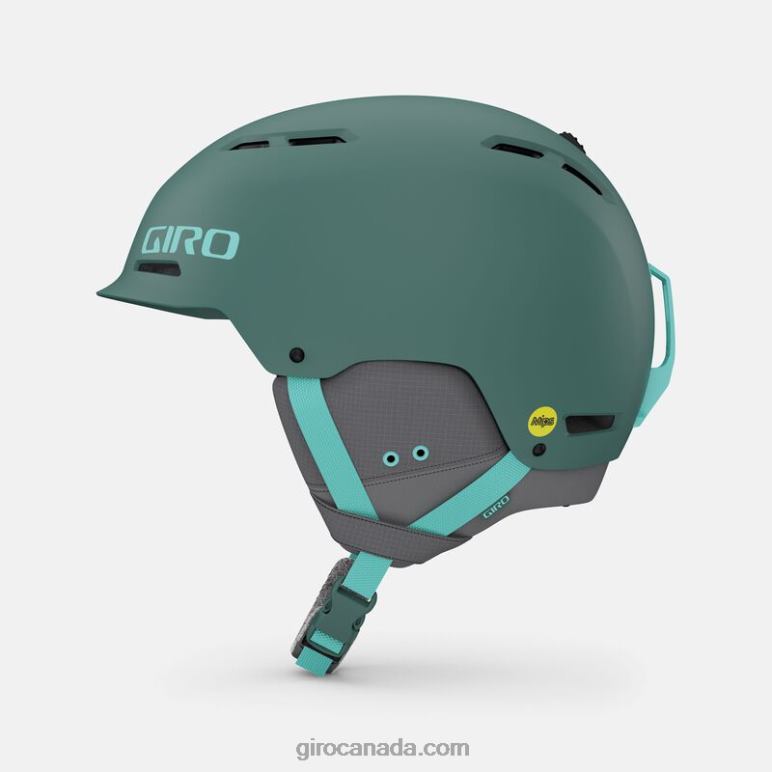 Giro Matte Grey Green/Glaze Blue Men Trig Mips Helmet 46F4N464