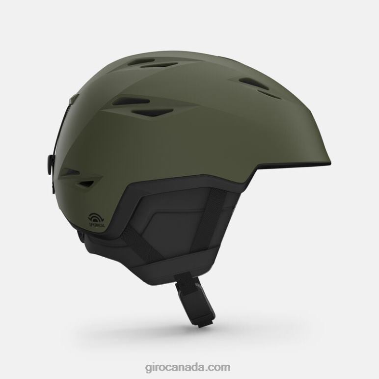 Giro Matte Trail Green Men Grid Spherical Helmet 46F4N355