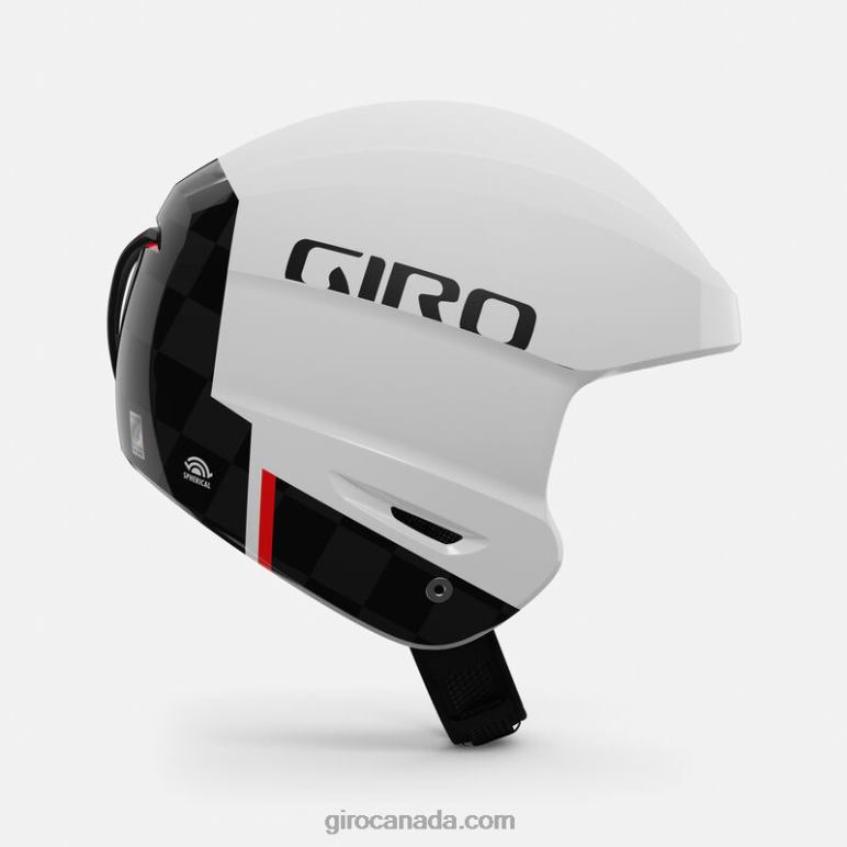 Giro Matte White/Carbon Men Avance Spherical Helmet 46F4N979