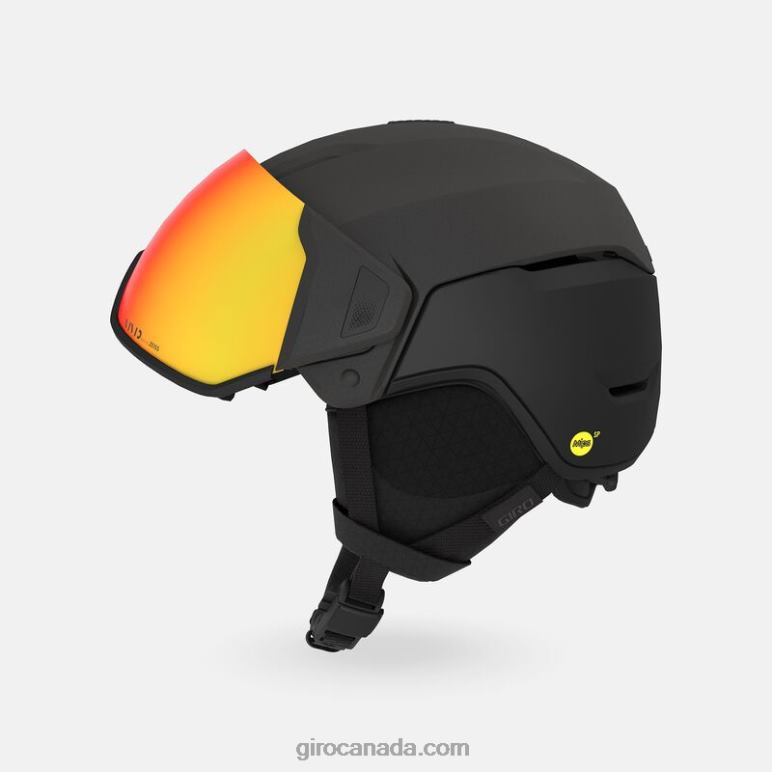 Giro Metallic Coal/Black Men Orbit Spherical Helmet 46F4N308