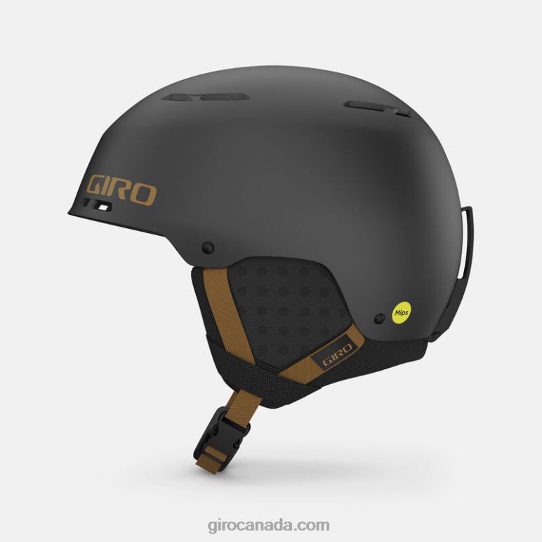 Giro Metallic Coal/Tan Men Emerge Spherical Helmet 46F4N432