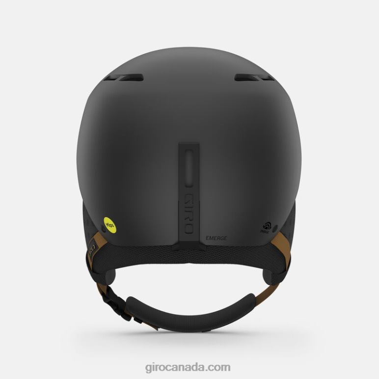 Giro Metallic Coal/Tan Men Emerge Spherical Helmet 46F4N432