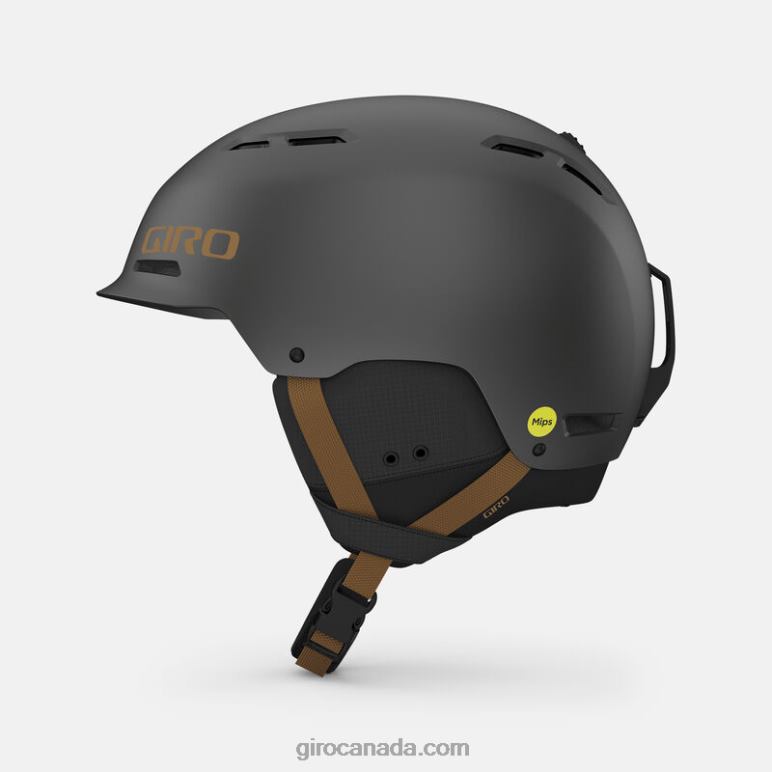Giro Metallic Coal/Tan Men Trig Mips Helmet 46F4N468