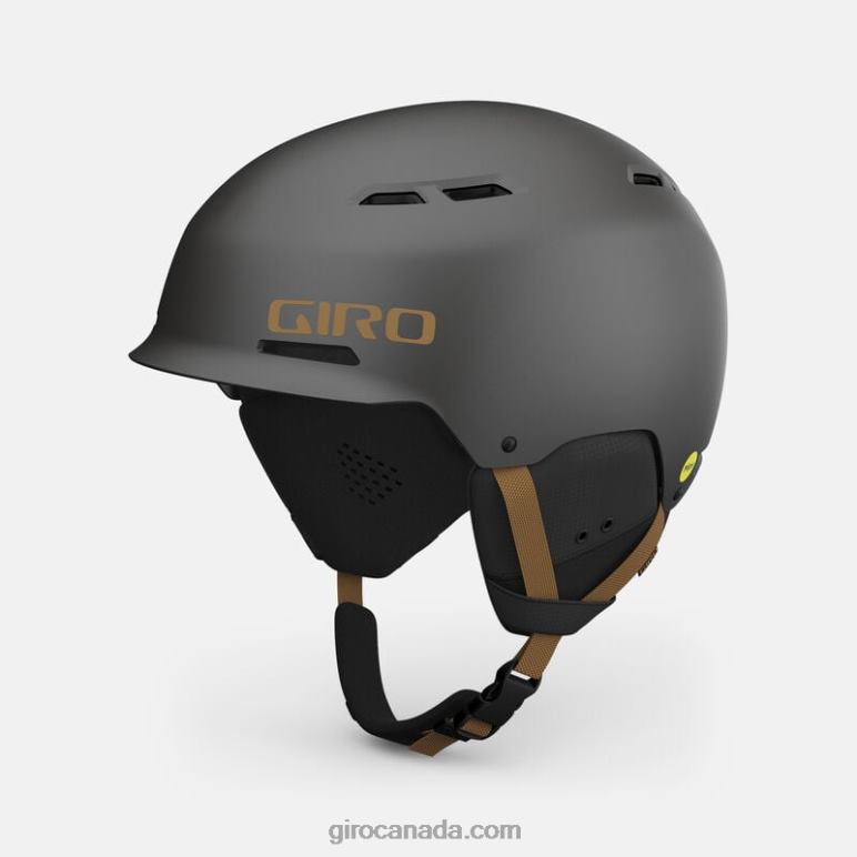 Giro Metallic Coal/Tan Men Trig Mips Helmet 46F4N468