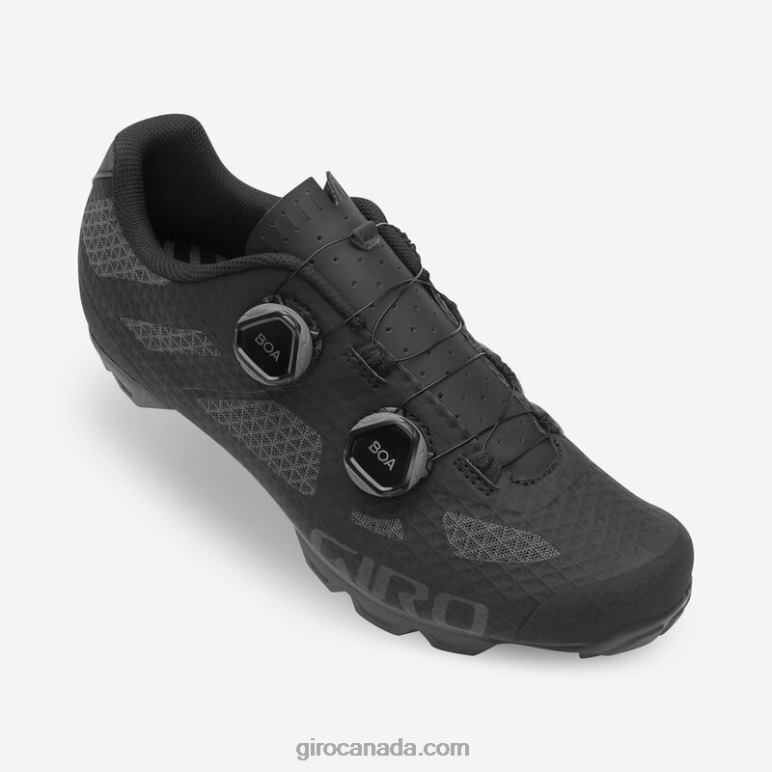 Giro Black/Dark Shadow-22 Men Sector Shoe 46F4N89