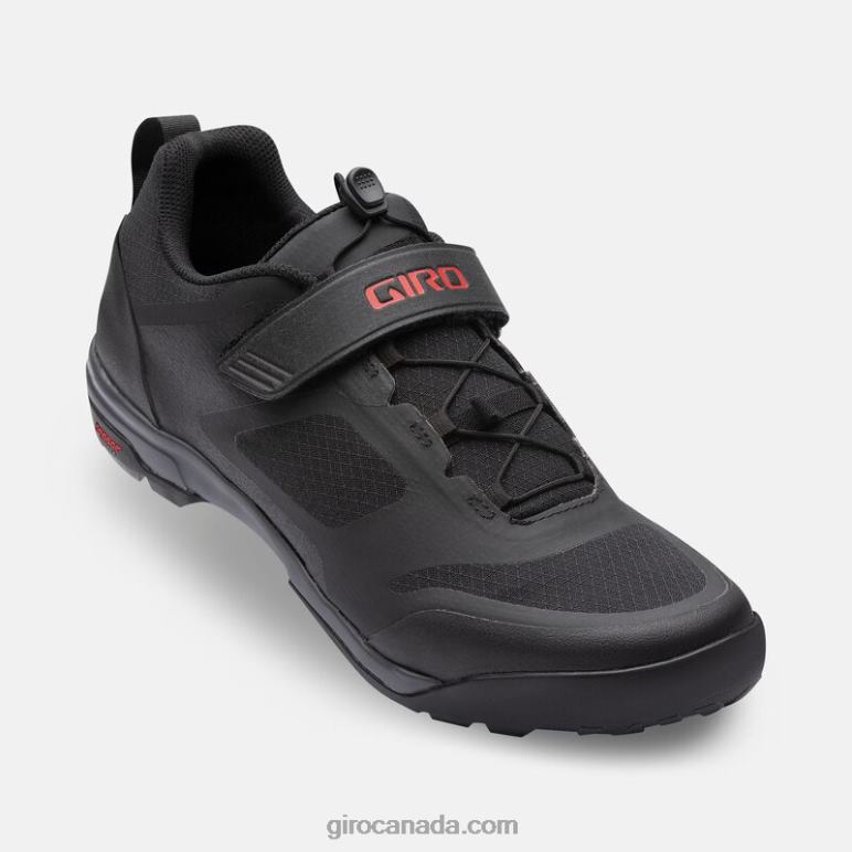 Giro Black/Dark Shadow Men Ventana Fastlace Shoe 46F4N69