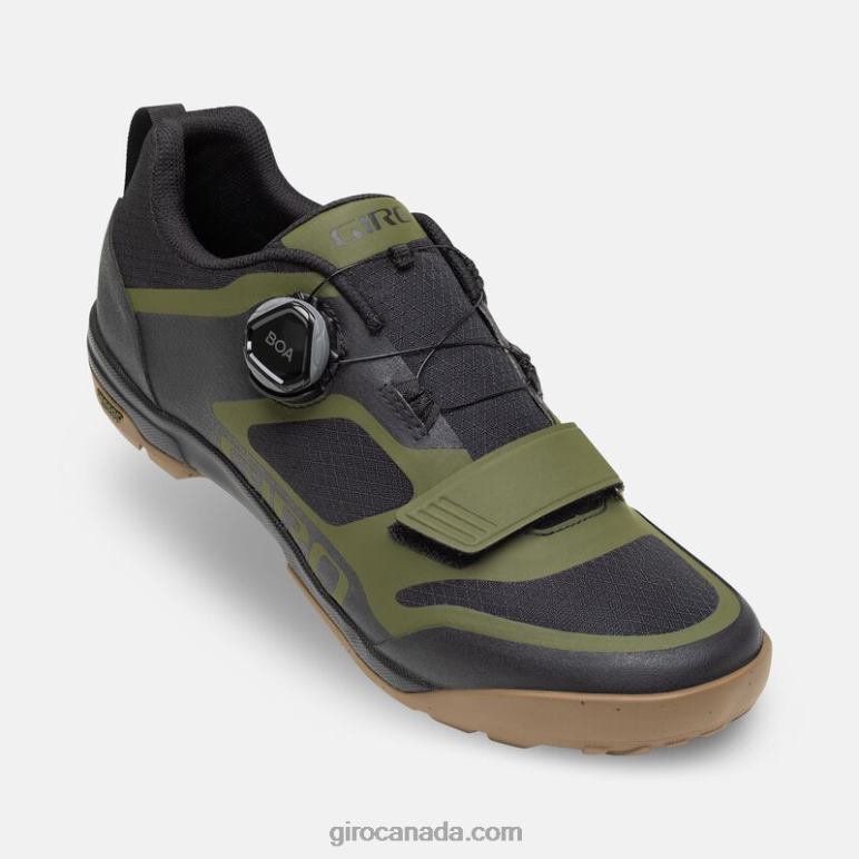 Giro Black/Olive Men Ventana Shoe 46F4N508