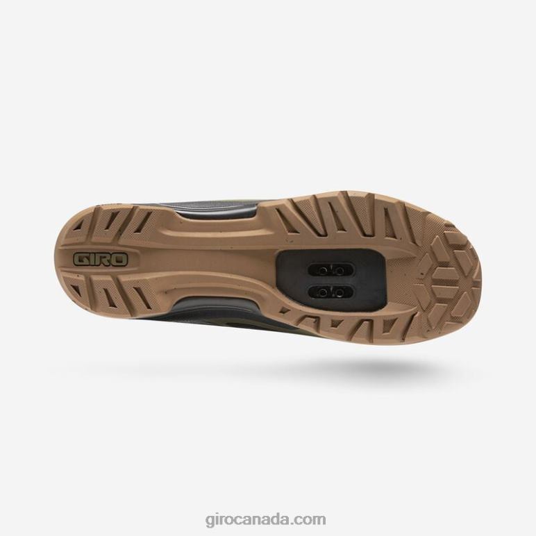 Giro Black/Olive Men Ventana Shoe 46F4N508